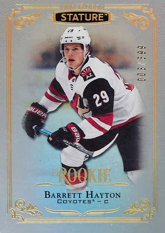 Barrett Hayton 19-20 Upper Deck SP Rookie Authentics Game Jersey