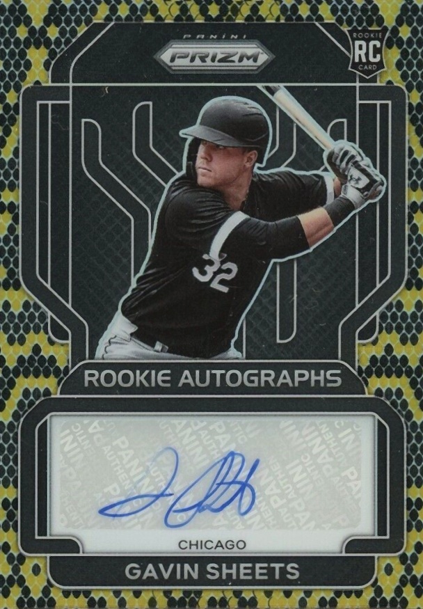 2022 Panini Prizm Rookie Autographs Gavin Sheets #RAGS Baseball Card