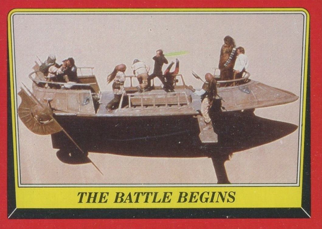 1983 Star Wars Return of the Jedi The Battle Begins #42 Non-Sports Card