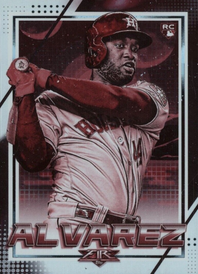 2020 Topps Fire Yordan Alvarez #195 Baseball Card