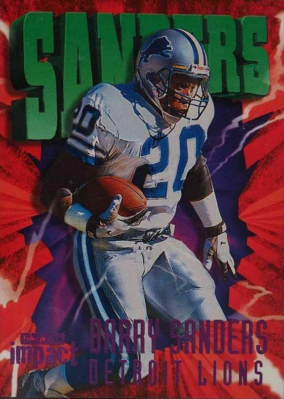 1997 Skybox Impact Barry Sanders #20 Football Card
