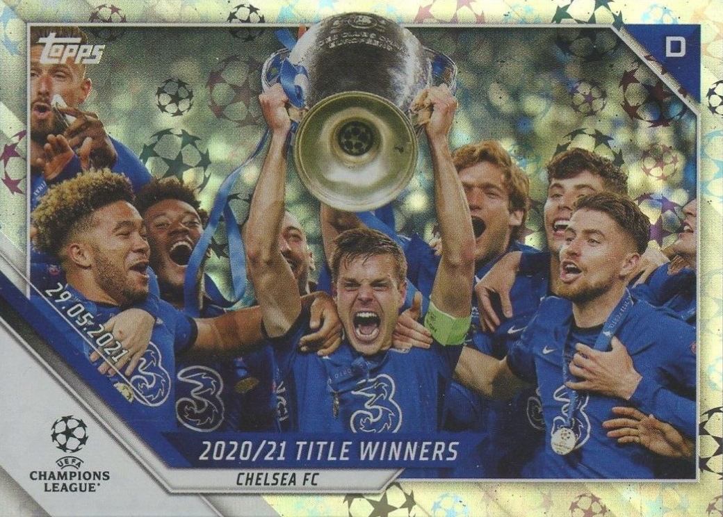 2021 Topps UEFA Champions League Cesar Azpilicueta #45 Soccer Card