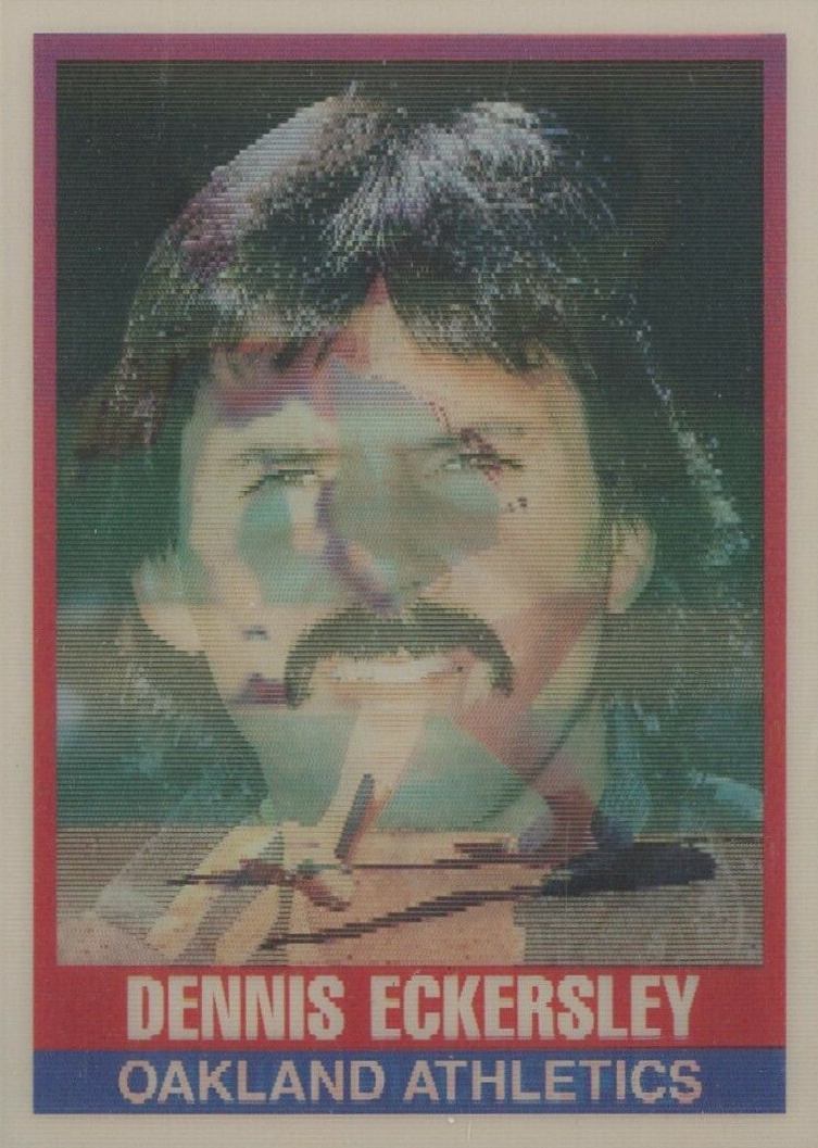 1989 Sportflics Dennis Eckersley #101 Baseball Card