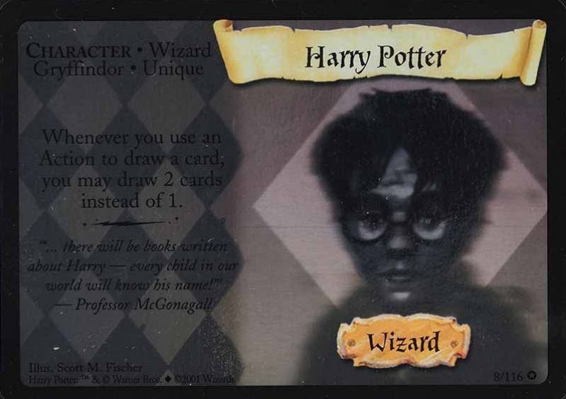 2001 WOTC Harry Potter Harry Potter #8 Non-Sports Card