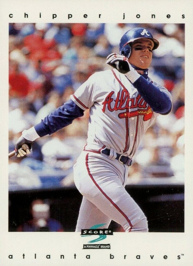 1997 Score Chipper Jones #193 Baseball Card