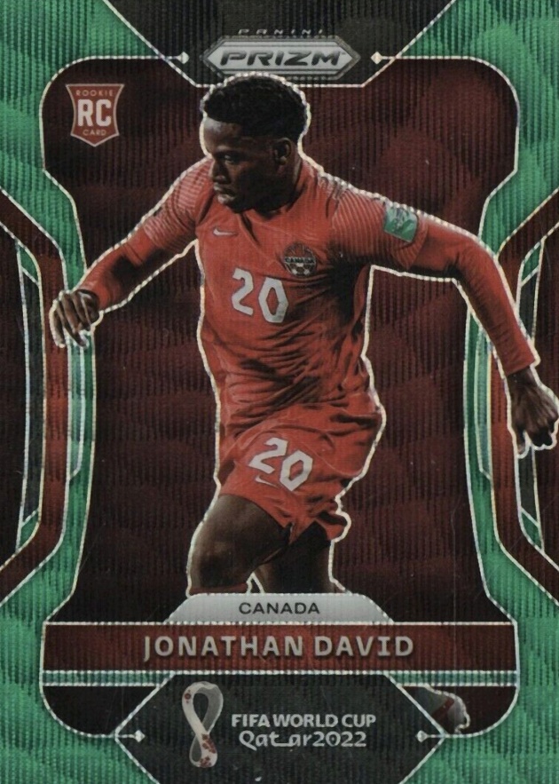 2022 Panini Prizm World Cup Qatar Jonathan David #49 Soccer Card