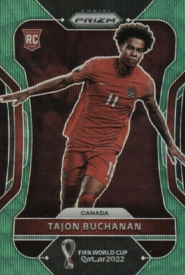 2022 Panini Prizm World Cup Qatar Tajon Buchanan #54 Soccer Card
