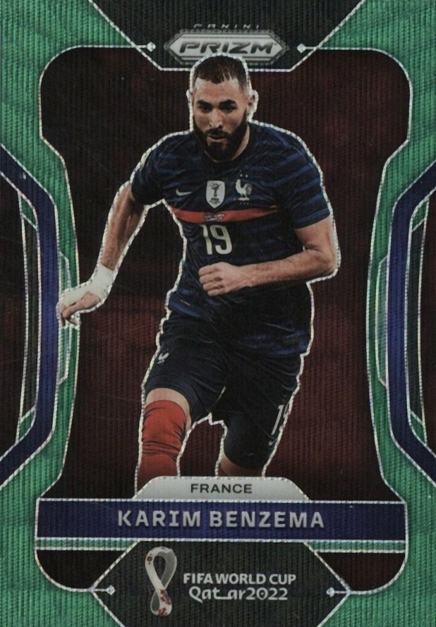2022 Panini Prizm World Cup Qatar Karim Benzema #99 Soccer Card