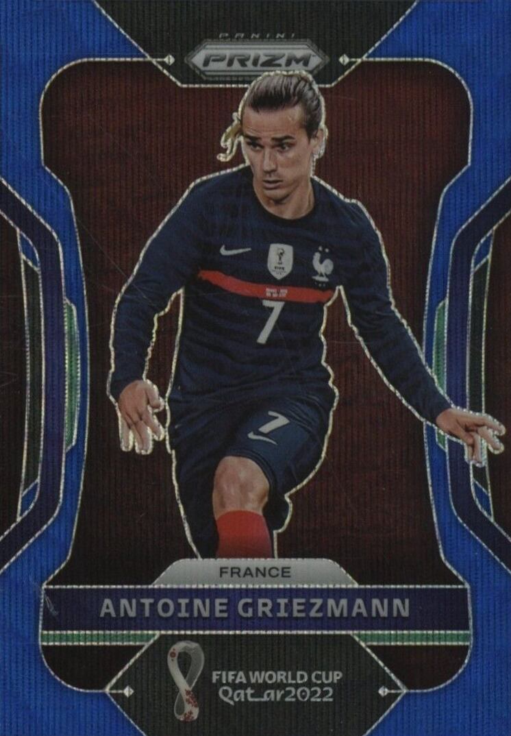 2022 Panini Prizm World Cup Qatar Antoine Griezmann #96 Soccer Card