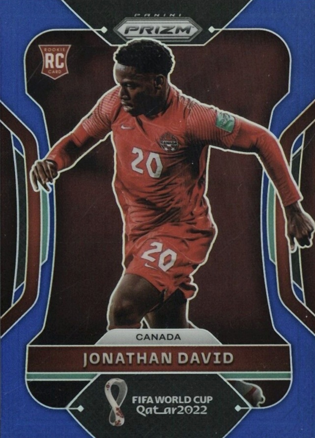 2022 Panini Prizm World Cup Qatar Jonathan David #49 Soccer Card