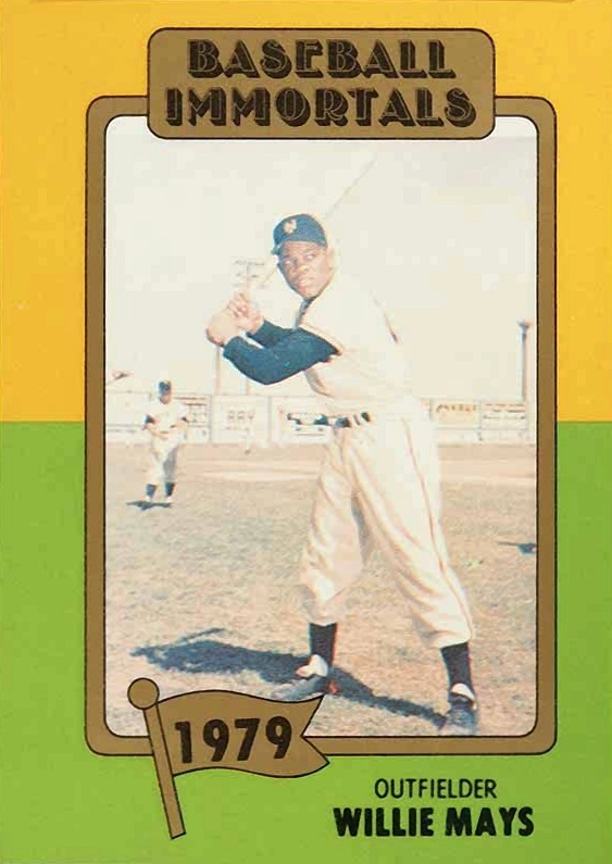 1980 Baseball Immortals Willie Mays #168 Baseball Card