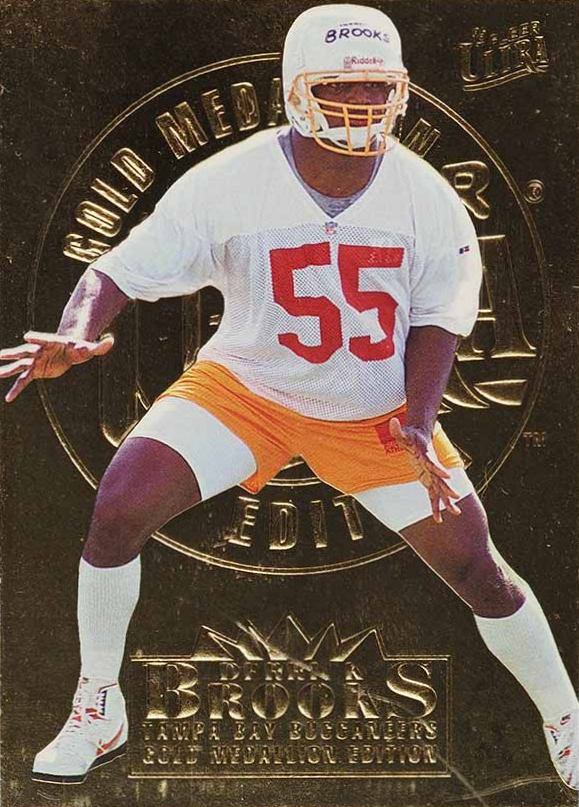 1995 Ultra Gold Medallion Derrick Brooks #322 Football Card