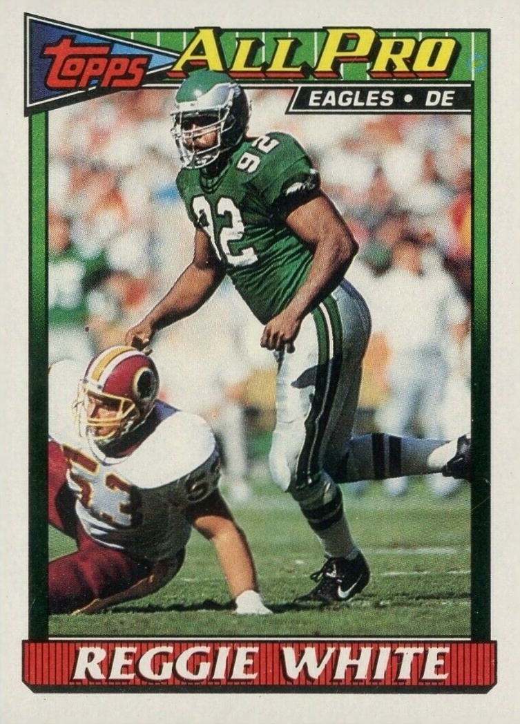 1991 Topps Reggie White #212 Football Card