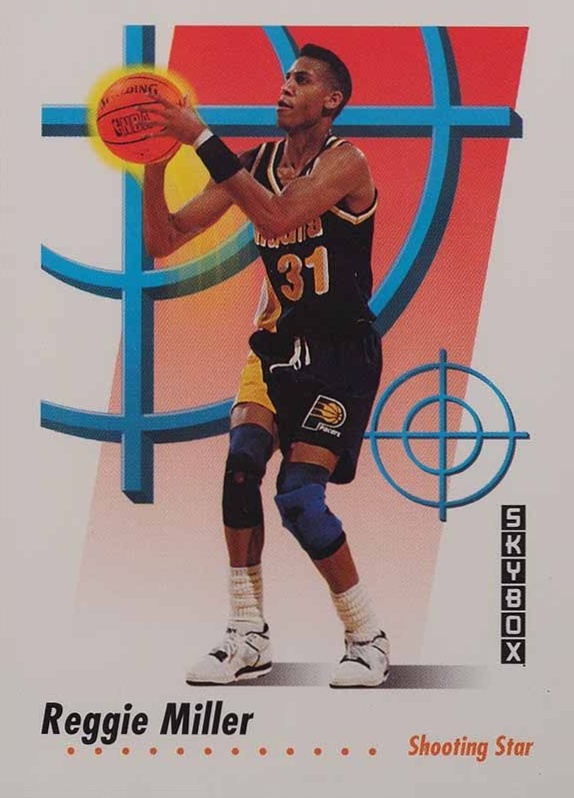 1991 Skybox Reggie Miller #596 Basketball Card