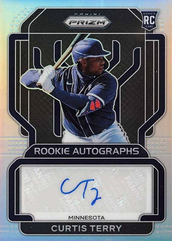 2022 Panini Prizm Rookie Autographs Curtis Terry #RACT Baseball Card