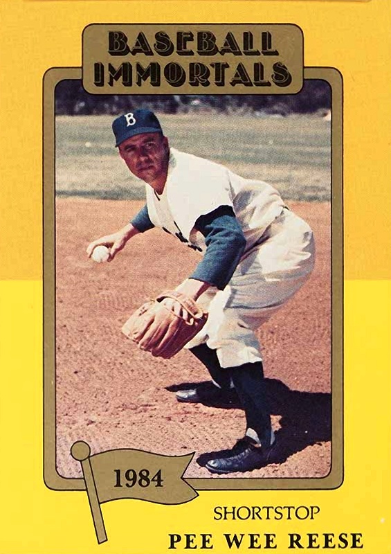 1980 Baseball Immortals Pee Wee Reese #188 Baseball Card