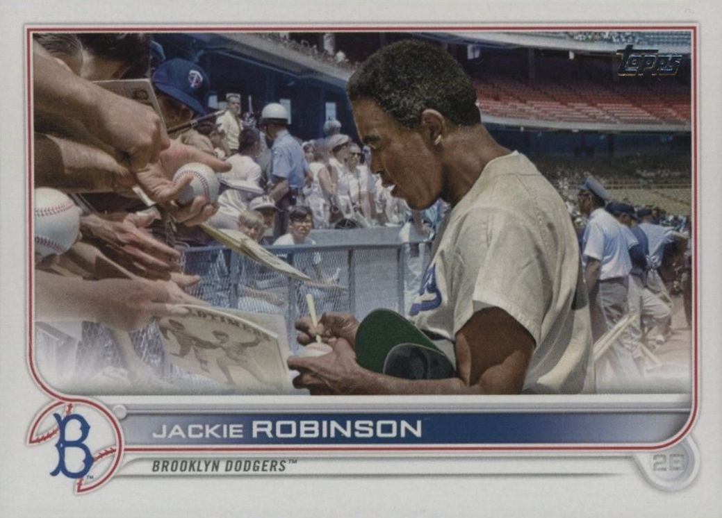 2022 Topps Update Jackie Robinson #US42 Baseball Card