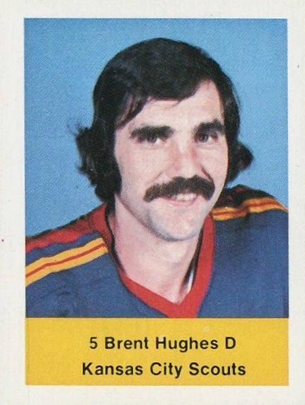 1974 NHL Action Stamps Brent Hughes #69 Hockey Card