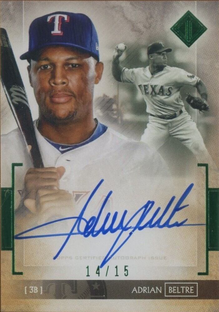 2020 Topps Transcendent Collection Autographs Adrian Beltre #AB Baseball Card