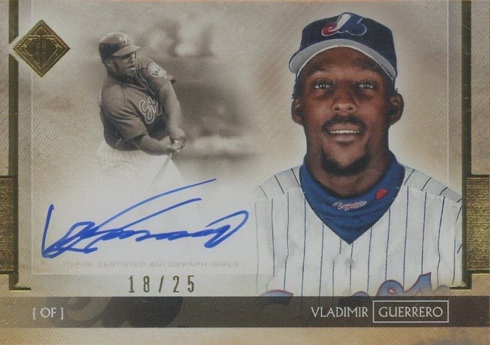 2020 Topps Transcendent Collection Autographs Vladimir Guerrero #VG Baseball Card