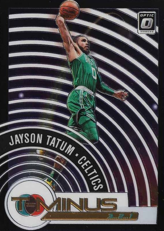 2020 Panini Donruss Optic T-Minus 3...2...1 Jayson Tatum #11 Basketball Card