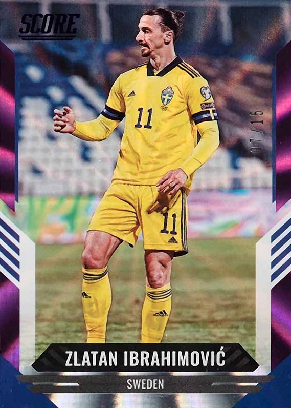 2021 Panini Score FIFA Zlatan Ibrahimovic #1 Soccer Card