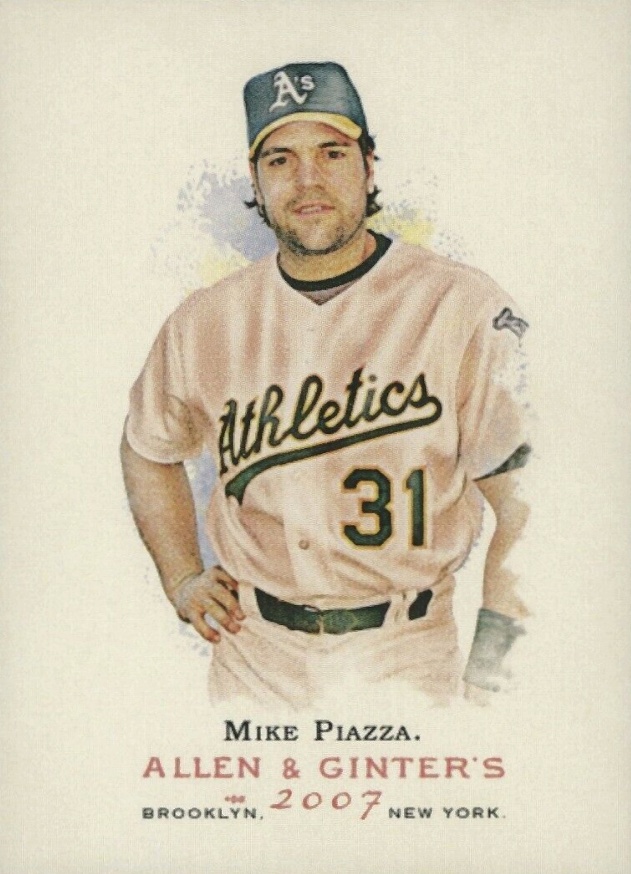 2007 Topps Allen & Ginter Mike Piazza #195 Baseball Card