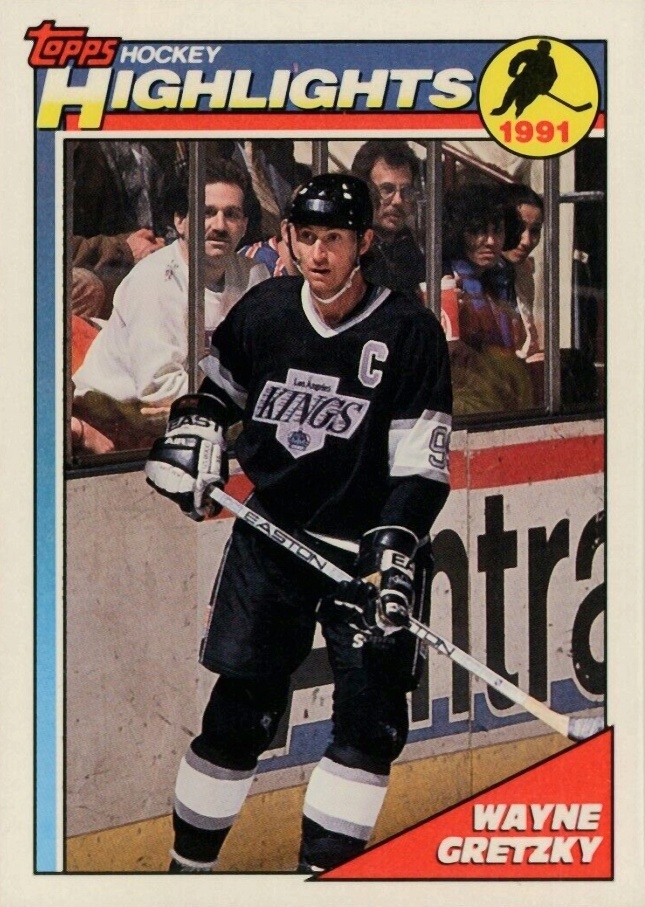1991 Topps Wayne Gretzky #201 Hockey Card