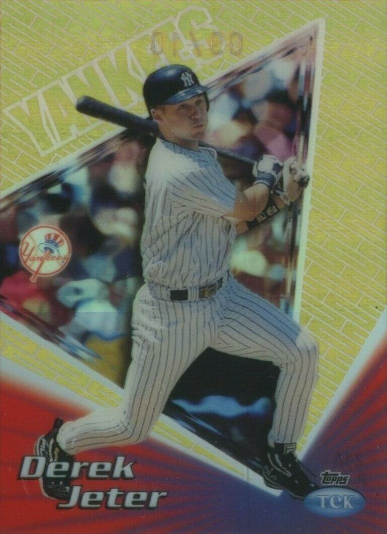 1999 Topps Tek Gold Derek Jeter #24A Baseball Card