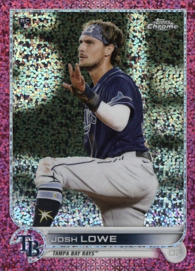 2022 Topps Chrome Josh Lowe #83 Baseball Card