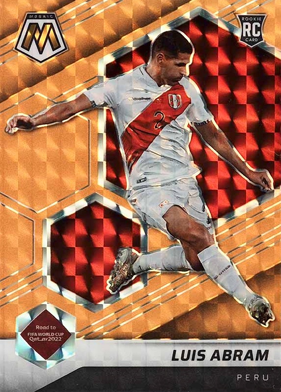 2021 Panini Mosaic FIFA Road to World Cup Luis Abram #43 Soccer Card