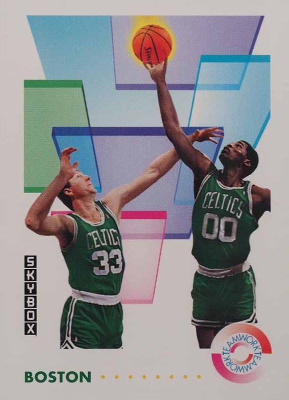 1991 Skybox Larry Bird/Robert Parish #460 Basketball Card