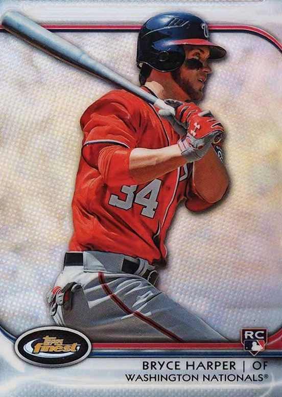 2012 Finest Bryce Harper #73 Baseball Card
