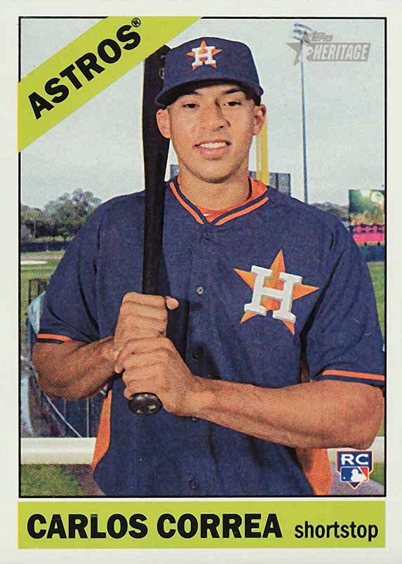 2015 Topps Heritage  Carlos Correa #563 Baseball Card