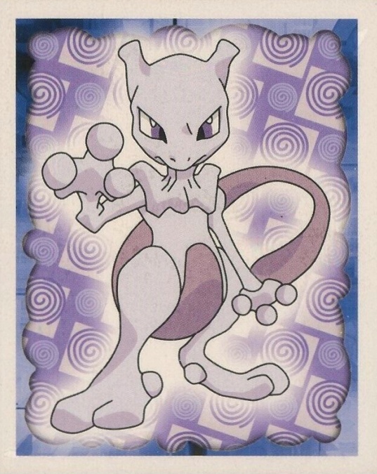 1999 Merlin Pokemon Mewtwo #150 TCG Card