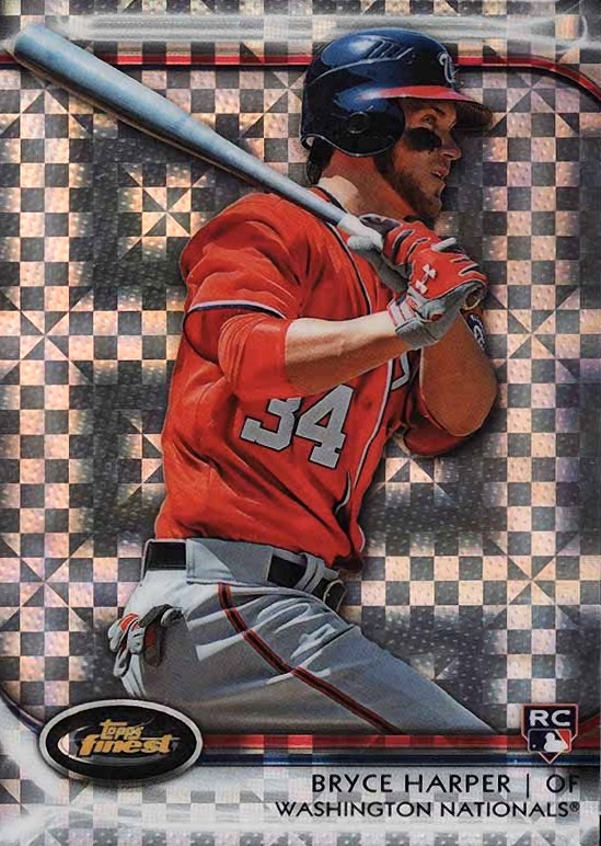 2012 Finest Bryce Harper #73 Baseball Card