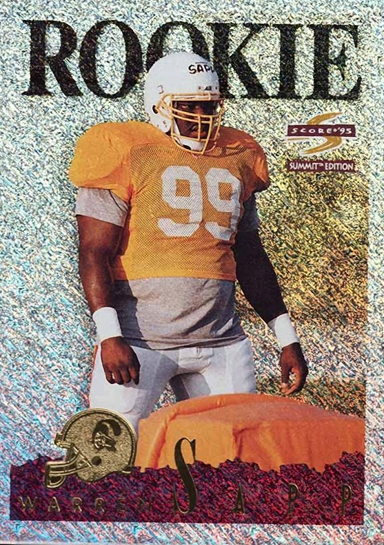 1995 Summit Warren Sapp #169 Football Card