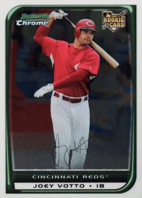 2008 Bowman Chrome Joey Votto #194 Baseball Card
