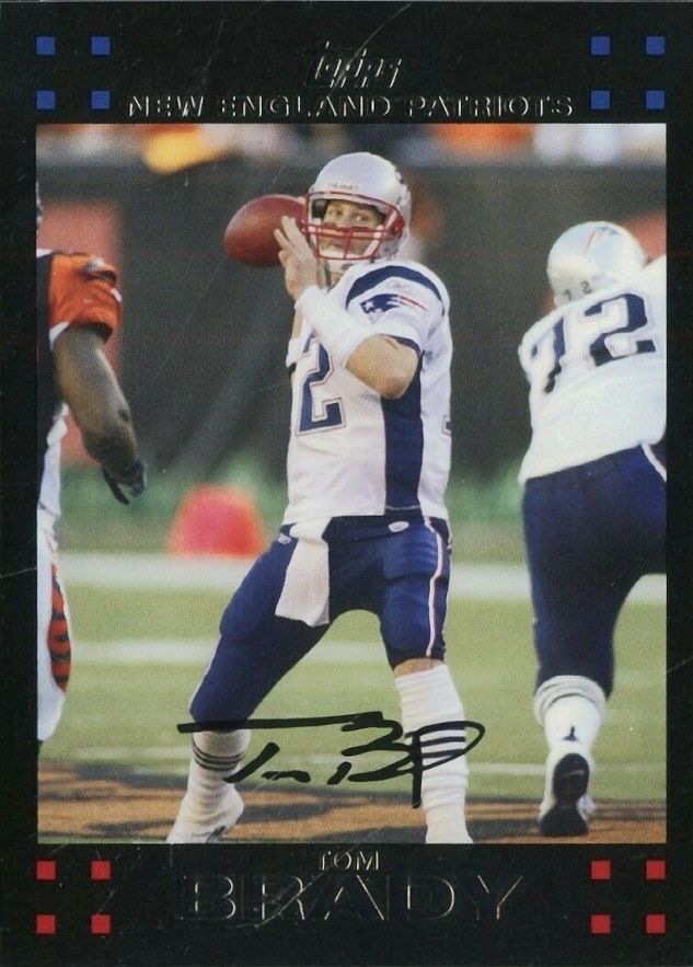 2007 Topps Tom Brady #28 Football Card