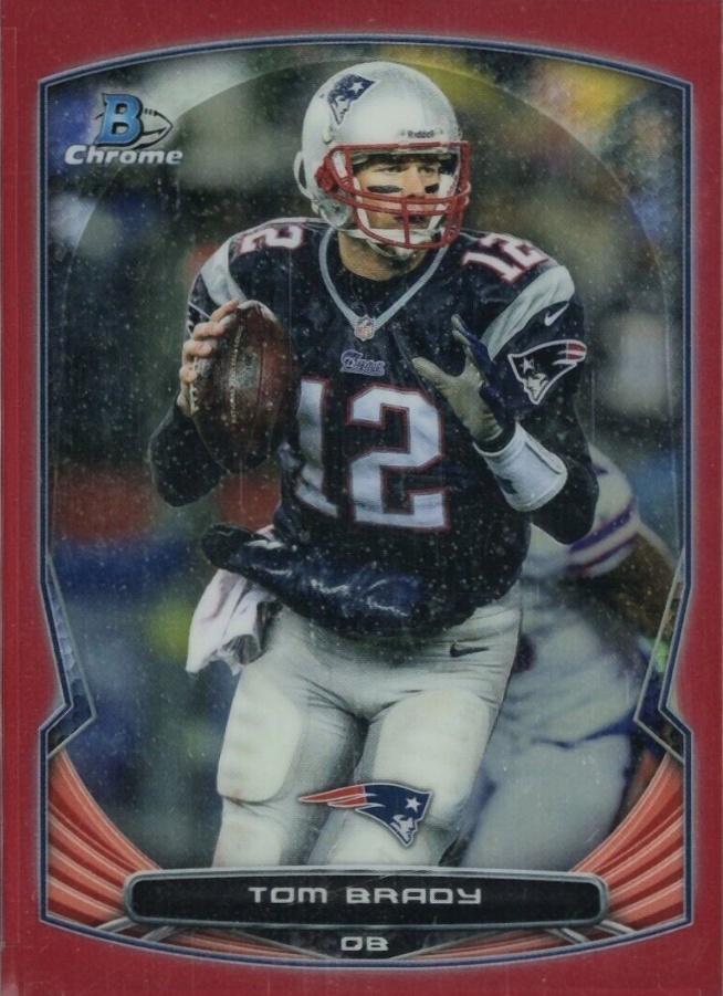 2014 Bowman Chrome  Tom Brady #28 Football Card