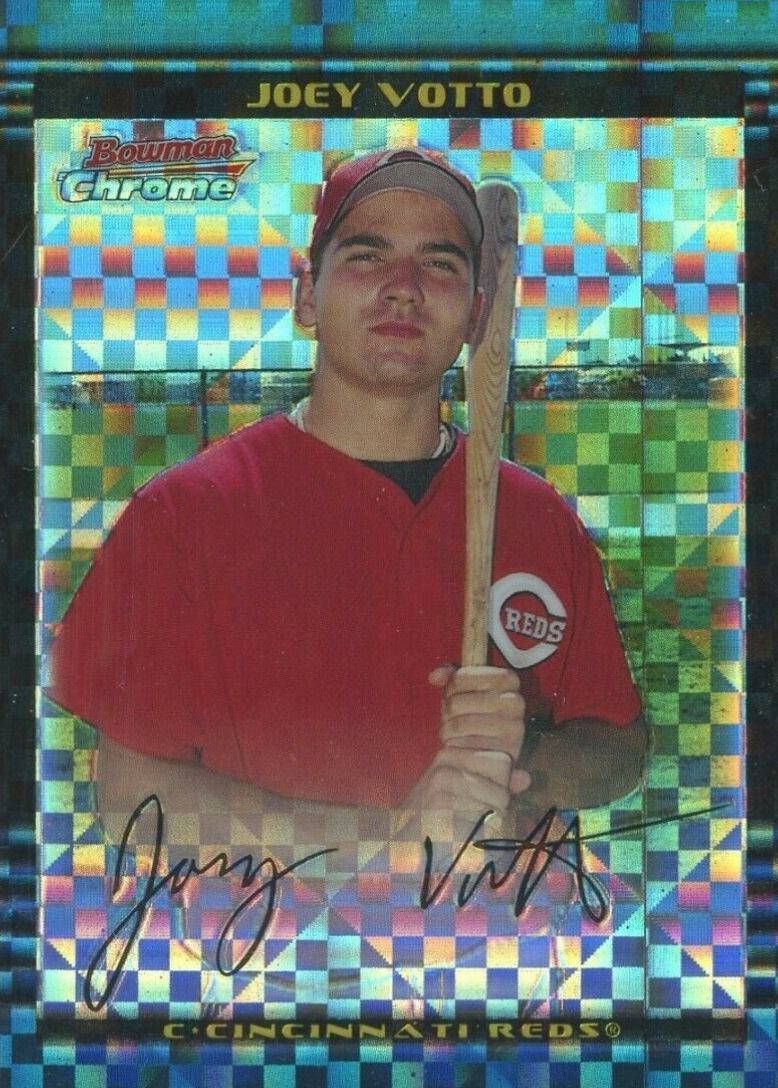 2002 Bowman Chrome Draft Picks Joey Votto #44 Baseball Card