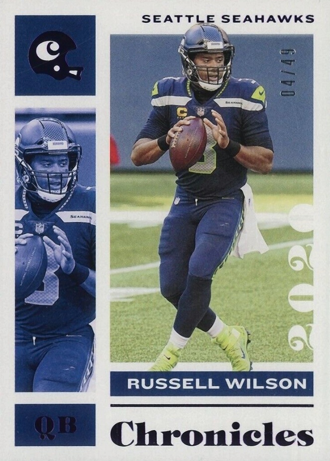 2020 Panini Chronicles  Russell Wilson #87 Football Card