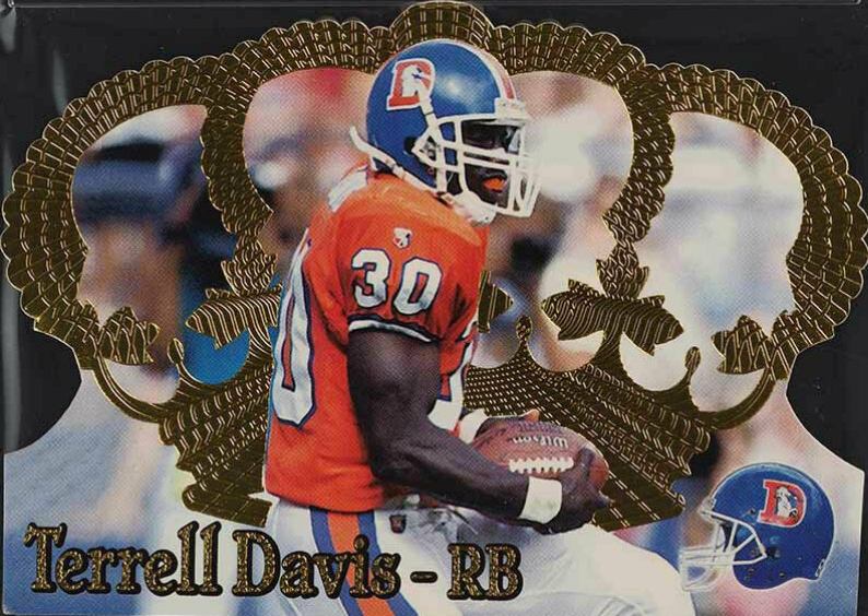 1995 Pacific Crown Royale Terrell Davis #136 Football Card