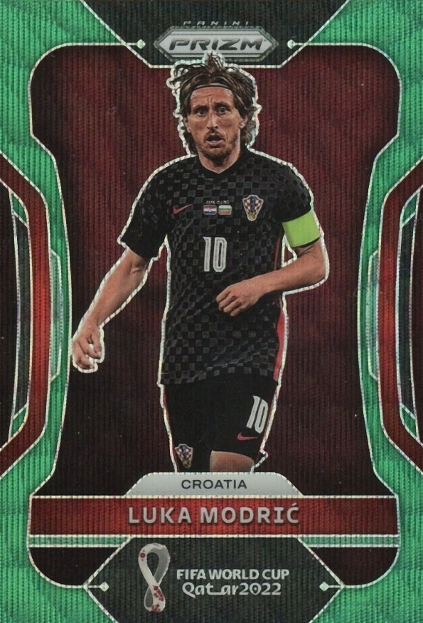 2022 Panini Prizm World Cup Qatar Luka Modric #61 Soccer Card
