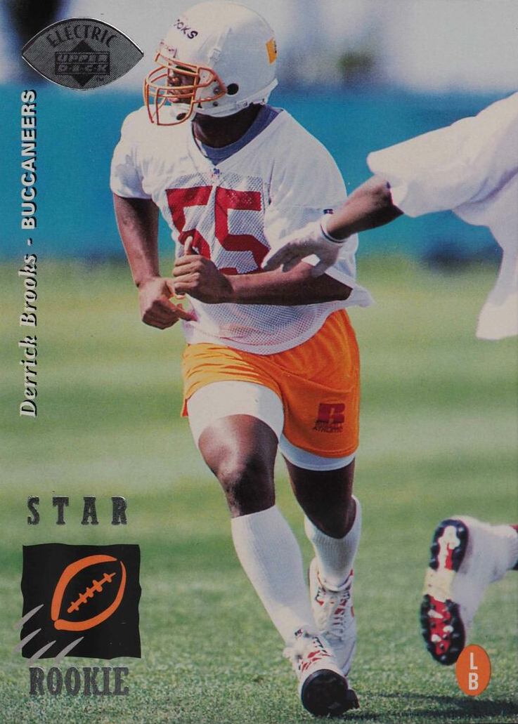 1995 Upper Deck Derrick Brooks #21 Football Card