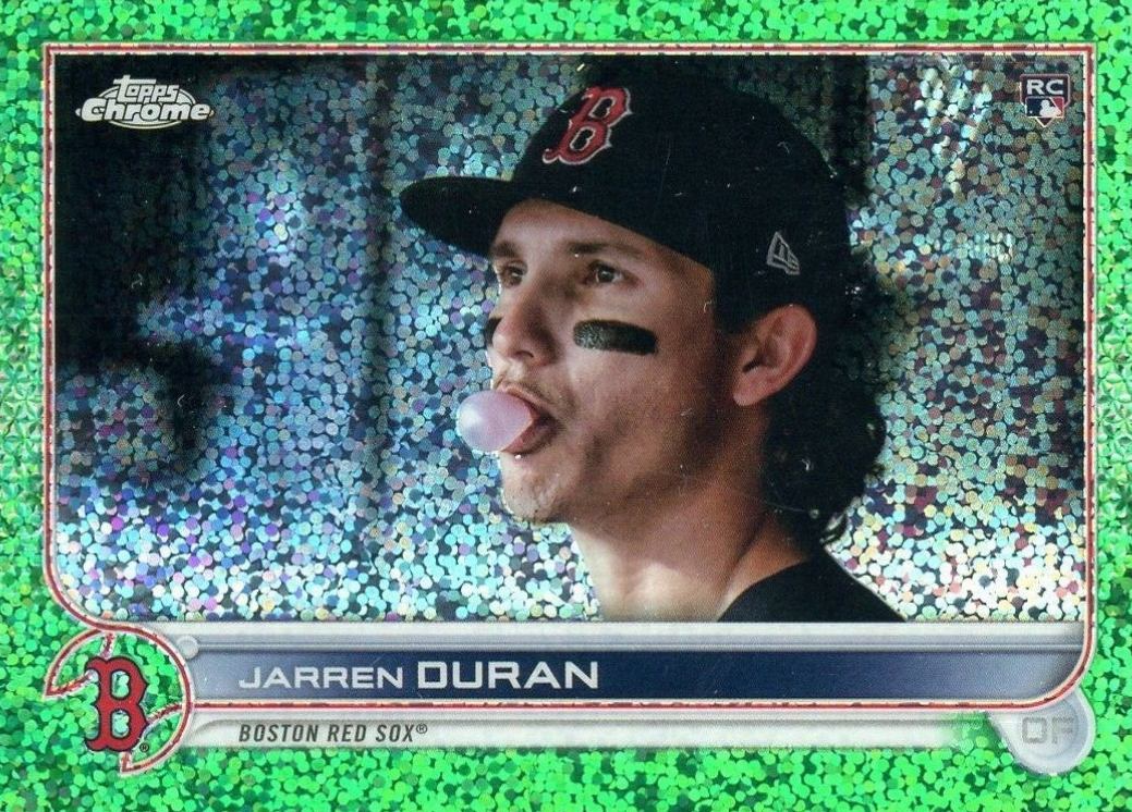 2022 Topps Chrome Jarren Duran #113 Baseball Card
