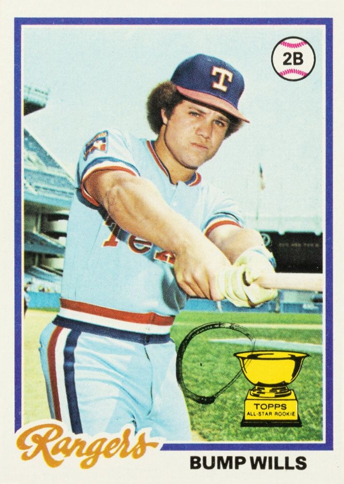 1978 Topps Bump Wills #23er Baseball Card