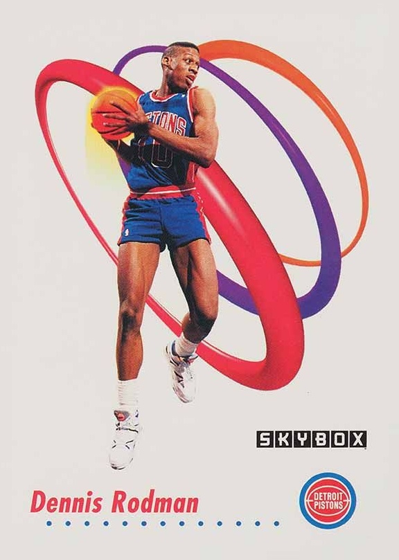 1991 Skybox Dennis Rodman #86 Basketball Card