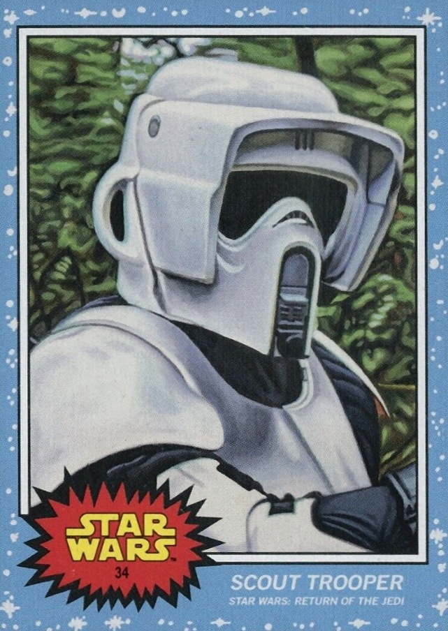 2019 Topps Star Wars Living Scout Trooper #34 Non-Sports Card