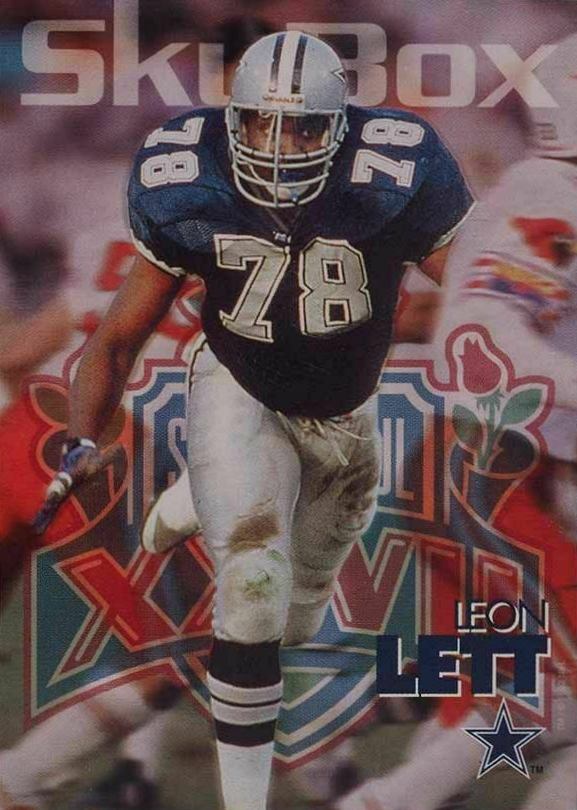 1993 Skybox Impact  Leon Lett #80 Football Card